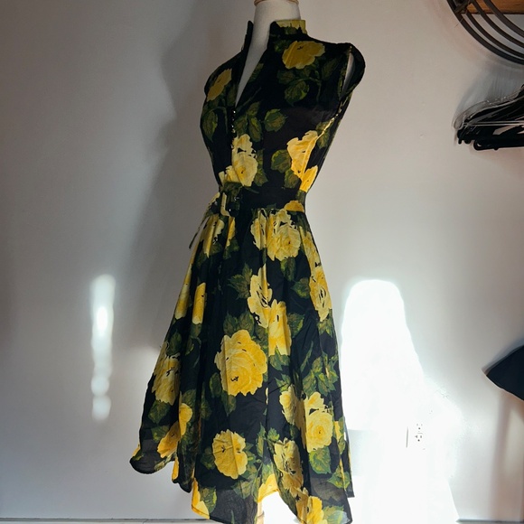 Trashy Diva Yellow Floral Maria Dress 6 - Picture 4 of 10